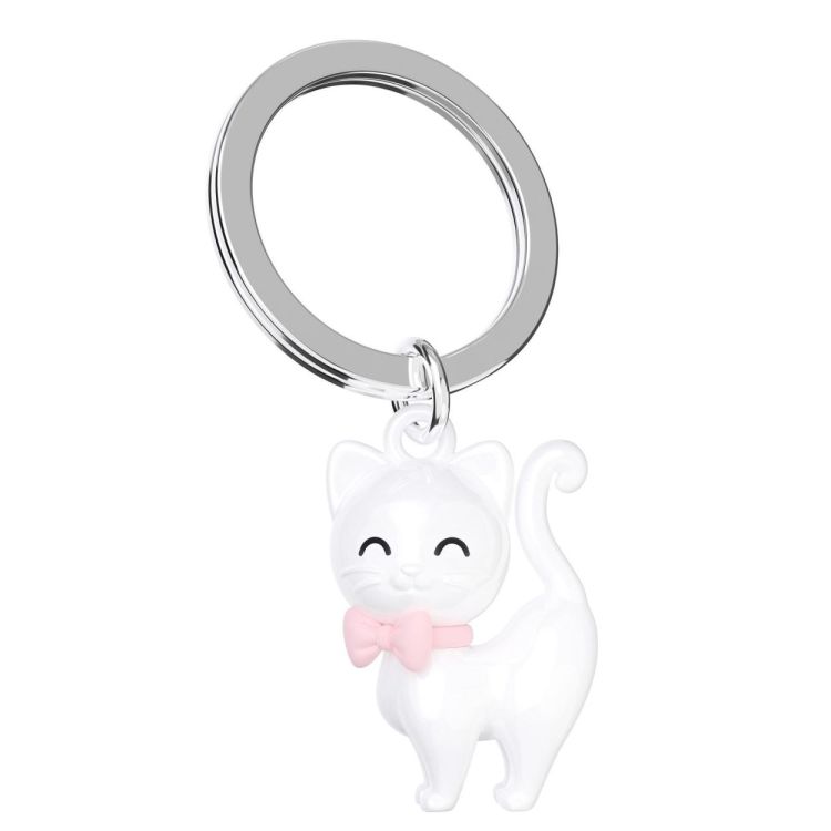 Chocli Keychain House Cat (White) - Panache (Koksijde)