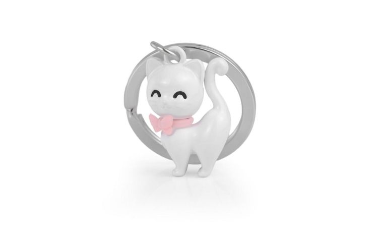 Chocli Keychain House Cat (White) - Panache (Koksijde)
