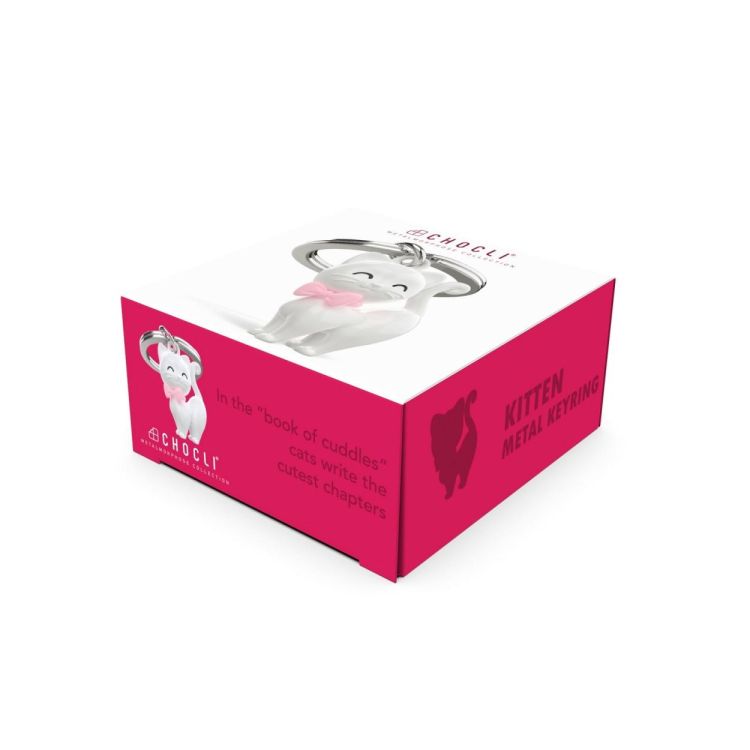 Chocli Keychain House Cat (White) - Panache (Koksijde)
