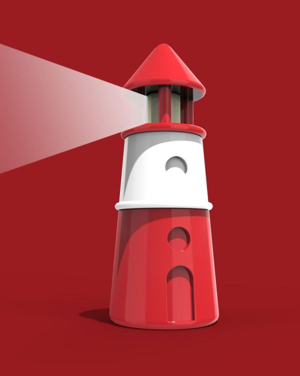 Chocli Keychain Lighthouse (Red) - Panache (Koksijde)