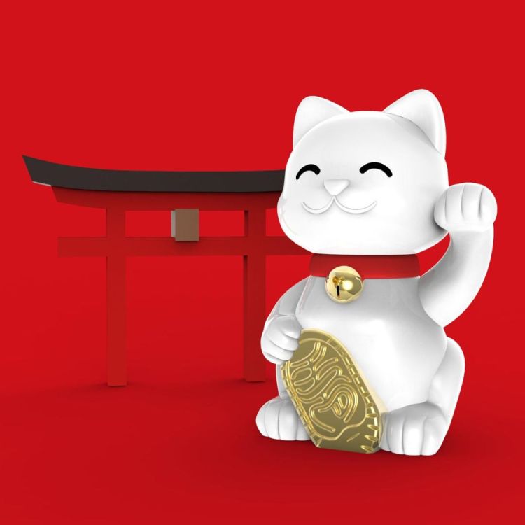 Chocli Keychain Lucky Cat (Multi) - Panache (Koksijde)