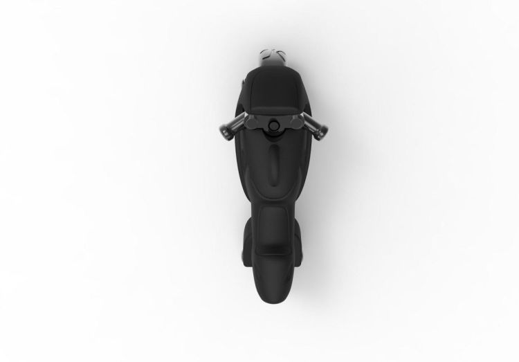 Chocli Keychain Motorcycle Racer (Matt Black) - Panache (Koksijde)