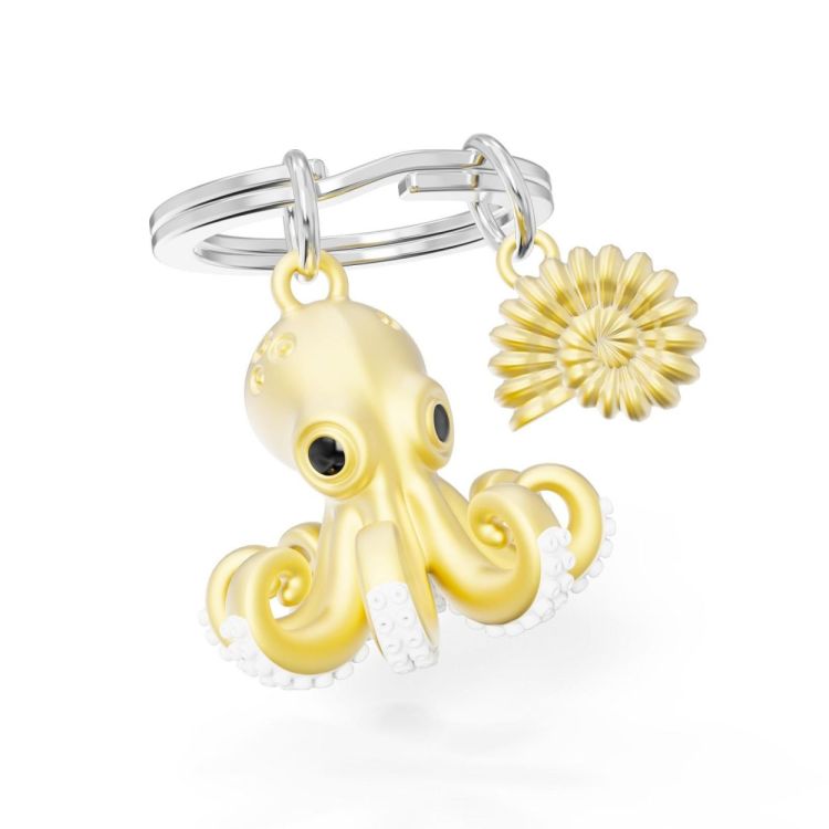 Chocli Keychain Octopus with Shell (Pearl Gold) - Panache (Koksijde)