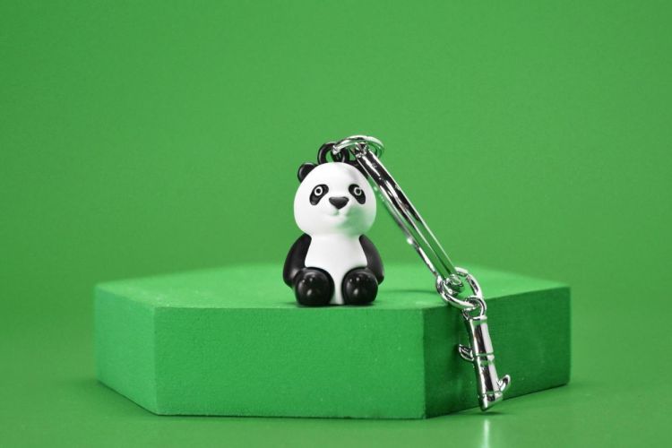 Chocli Keychain Panda with Bamboo (Black & White) - Panache (Koksijde)