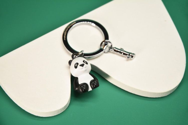 Chocli Keychain Panda with Bamboo (Black & White) - Panache (Koksijde)