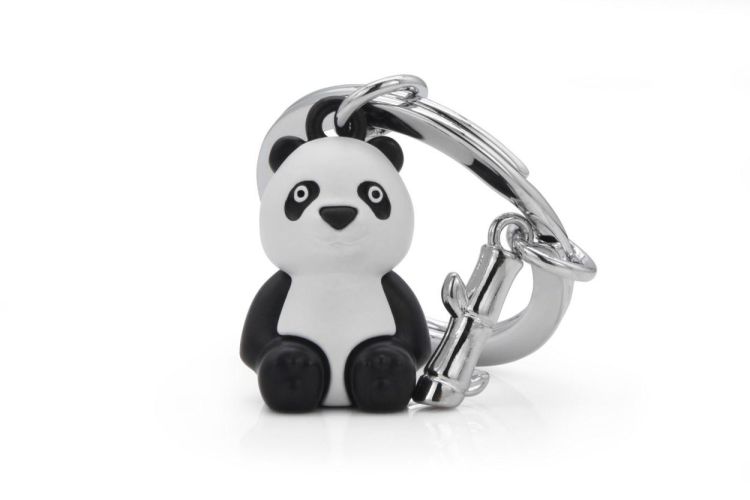 Chocli Keychain Panda with Bamboo (Black & White) - Panache (Koksijde)