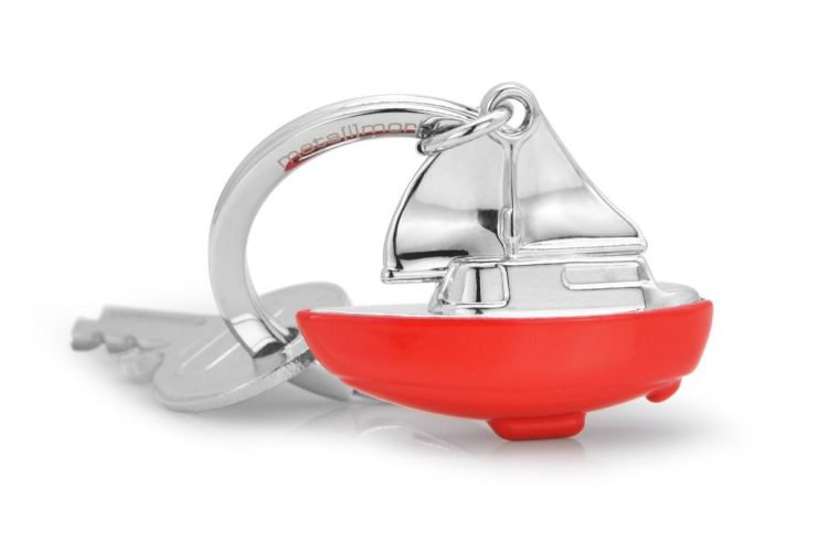 Chocli Keychain Sailing Boat (Red) - Panache (Koksijde)