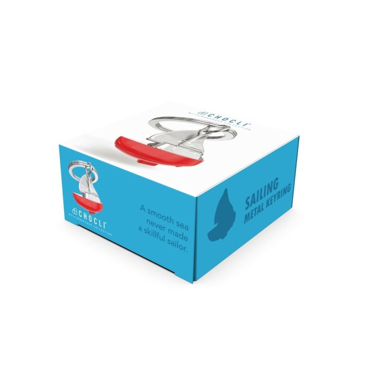 Chocli Keychain Sailing Boat (Red) - Panache (Koksijde)