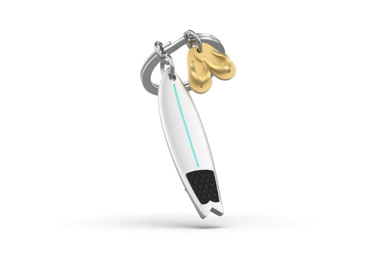 Chocli Keychain Surfboard with Flip flops (Multi) - Panache (Koksijde)