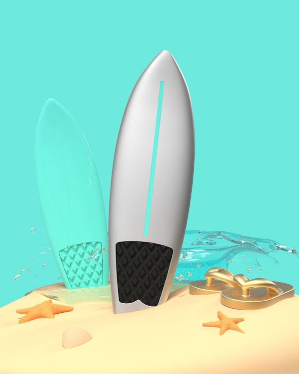 Chocli Keychain Surfboard with Flip flops (Multi) - Panache (Koksijde)