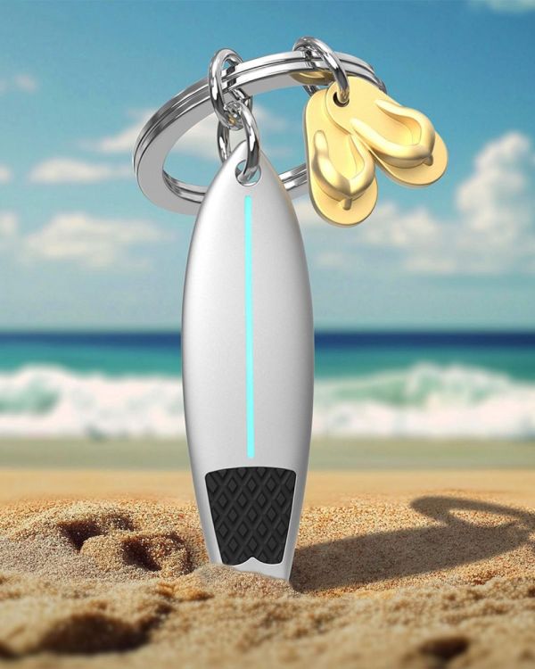 Chocli Keychain Surfboard with Flip flops (Multi) - Panache (Koksijde)