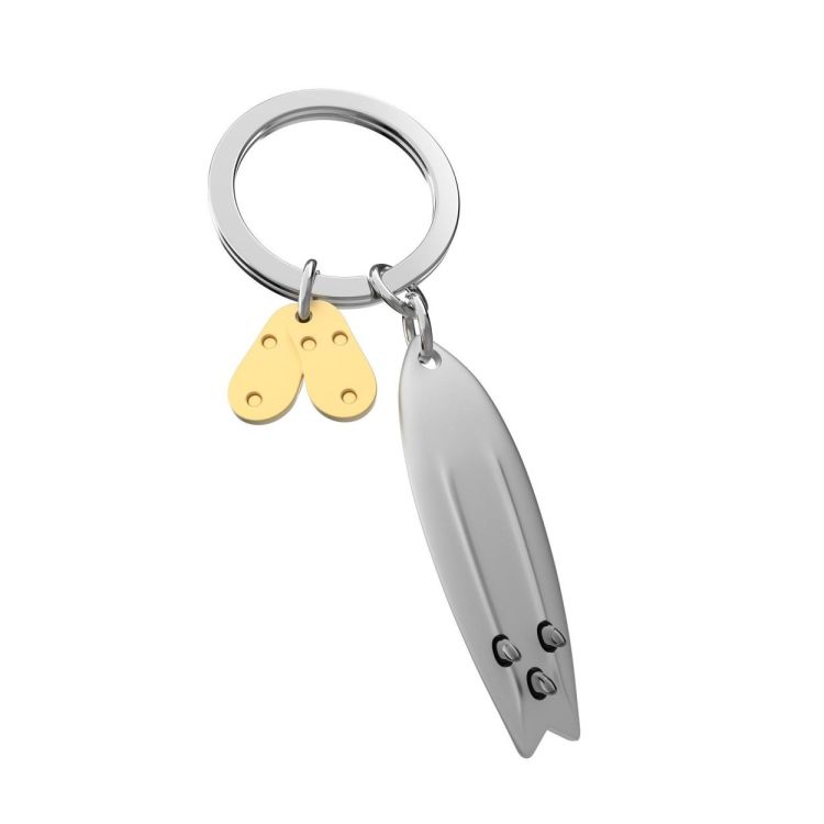 Chocli Keychain Surfboard with Flip flops (Multi) - Panache (Koksijde)