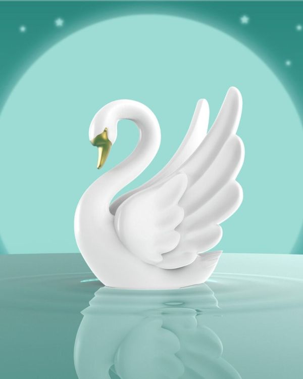 Chocli Keychain Swan (White) - Panache (Koksijde)