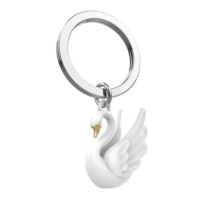 Chocli Keychain Swan (White) - Panache (Koksijde)