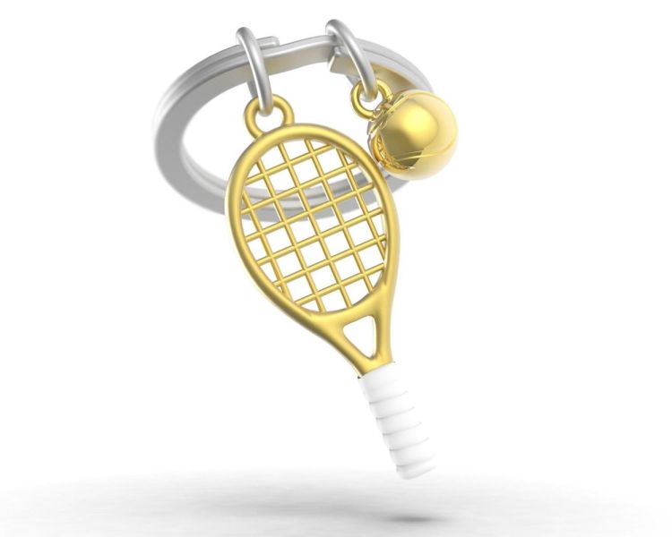 Chocli Keychain Tennis racquet with Ball (Multi) - Panache (Koksijde)