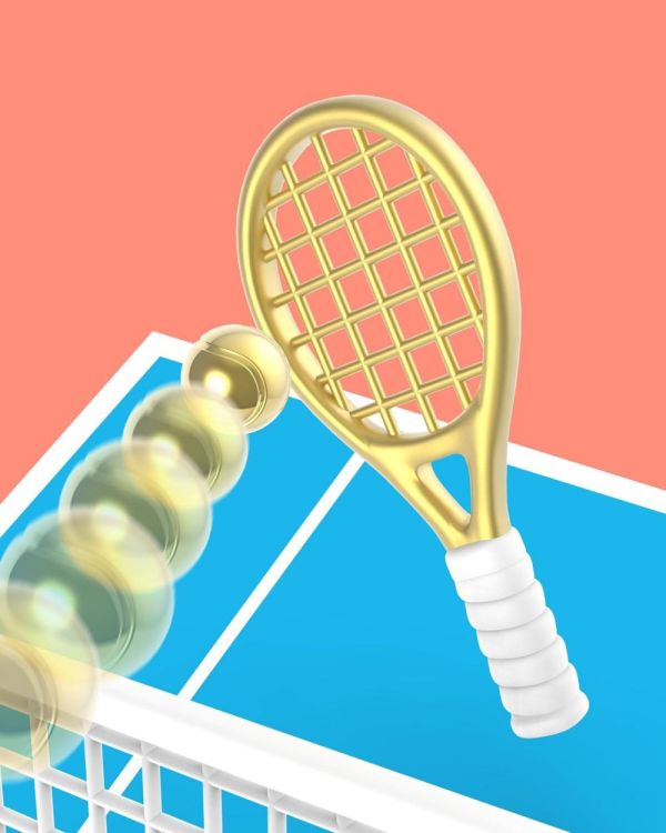 Chocli Keychain Tennis racquet with Ball (Multi) - Panache (Koksijde)