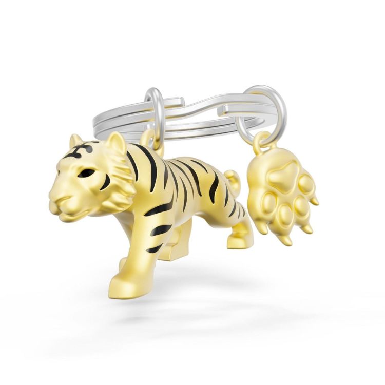 Chocli Keychain Tiger with paw (Pearl Gold) - Panache (Koksijde)