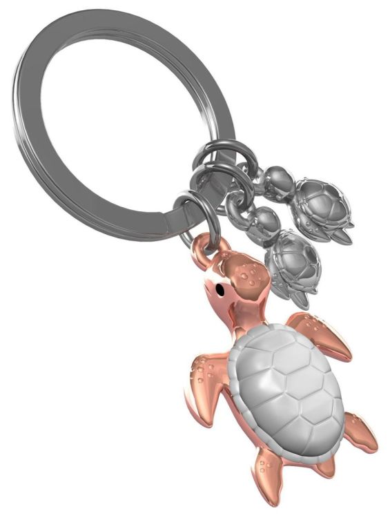Chocli Keychain Turtle with babies (Rosegold) - Panache (Koksijde)