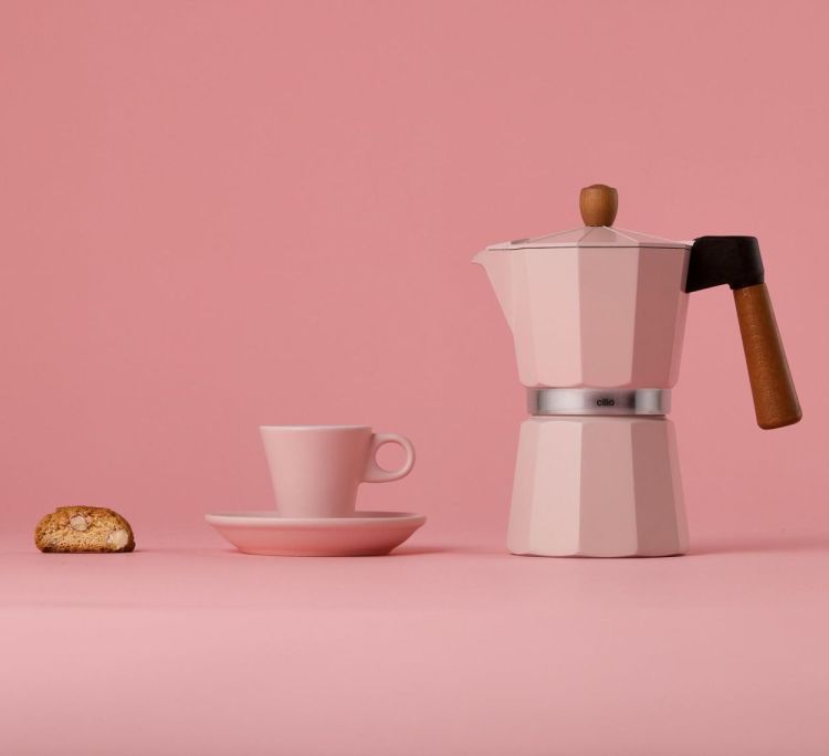 Cilio Cafetière espresso 6 tasses (Rosa) - Panache (Koksijde)