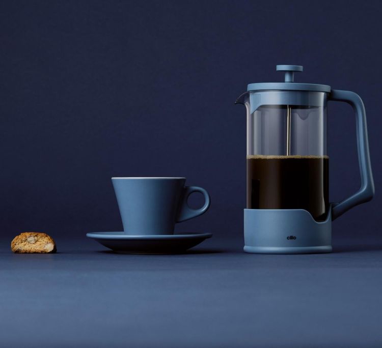 Cilio French Press koffiemaker 8-tassen (Blue) - Panache (Koksijde)