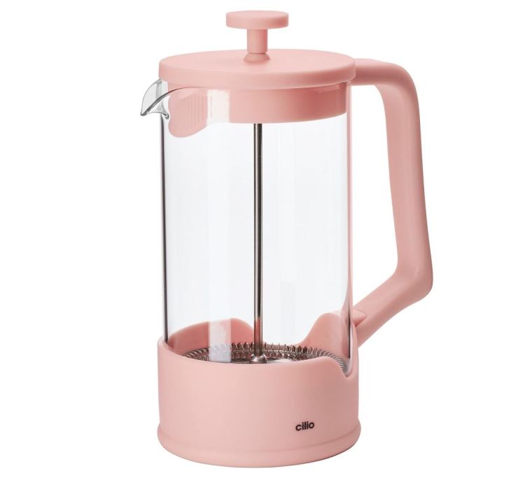 Cilio French Press koffiemaker 8-tassen (Rosa) - Panache (Koksijde)