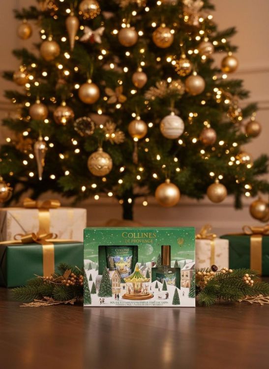 Collines de Provence Coffret Cadeau Parfum d'Intérieur 50 ml + Bougie 75 g – Forêt de Sapin (Groen) - Panache (Koksijde)