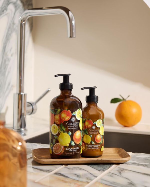 Collines de Provence Savon liquide 470ml Agrumes du Verger (Agrumes du Verger) - Panache (Koksijde)