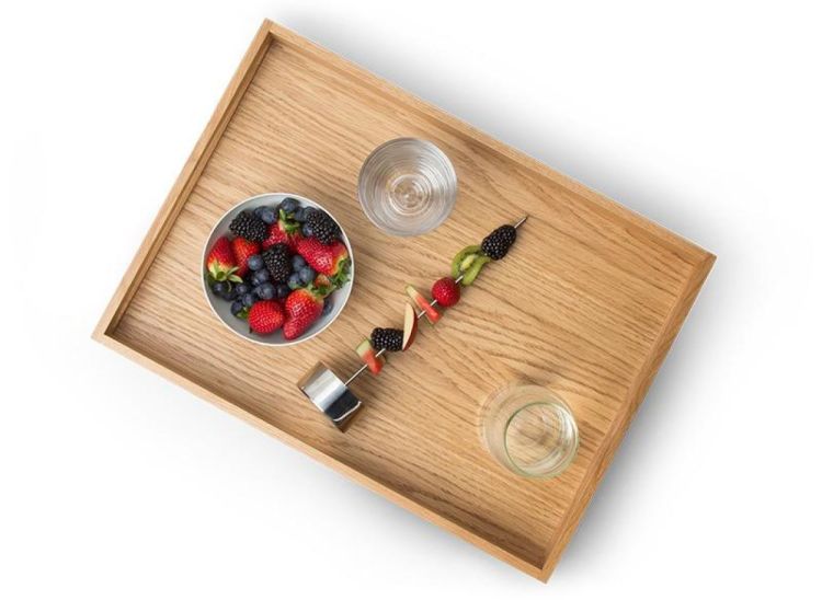 Continenta Dienblad eik 49x35x6.3cm (Eik) - Panache (Koksijde)