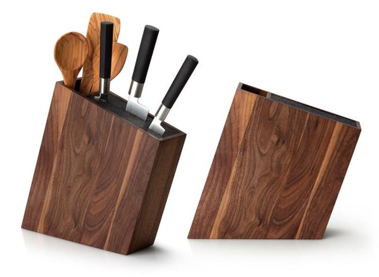 Continenta Messenblok met vak Walnoot 31x8x26cm (Walnut) - Panache (Koksijde)