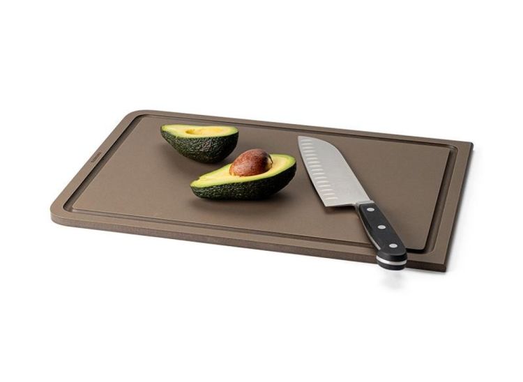 Continenta Planche à découper avec rigole Duracore 38,5x27x0,9 cm cellulose (Brown) - Panache (Koksijde)