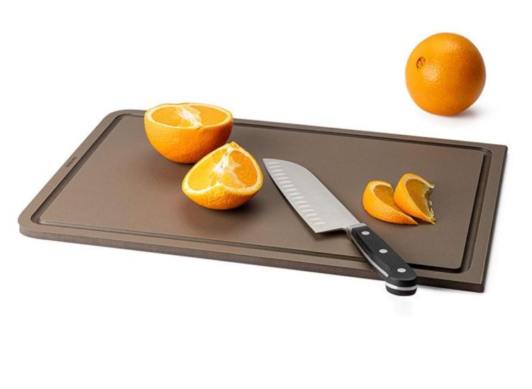 Continenta Planche à découper avec rigole Duracore 44x29,8x0,9 cm cellulose (Brown) - Panache (Koksijde)