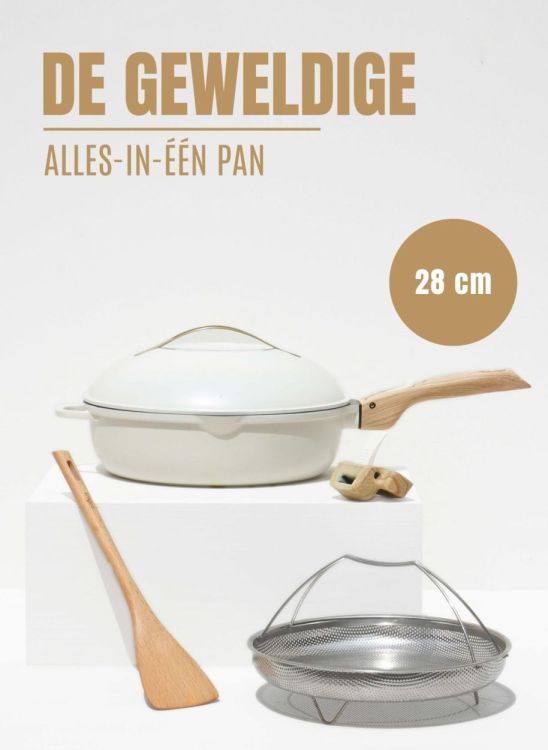 Cookut La Fabuleuse pan 28cm Meringue (Meringue) - Panache (Koksijde)