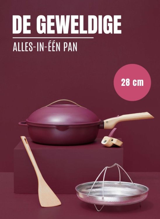 Cookut La Fabuleuse pan 28cm Rubis (Rubis) - Panache (Koksijde)