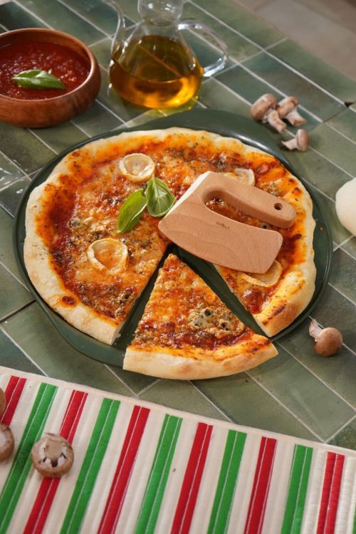 Cookut Le Formidable pizza bakplaat met mes Canopee (Canopee) - Panache (Koksijde)