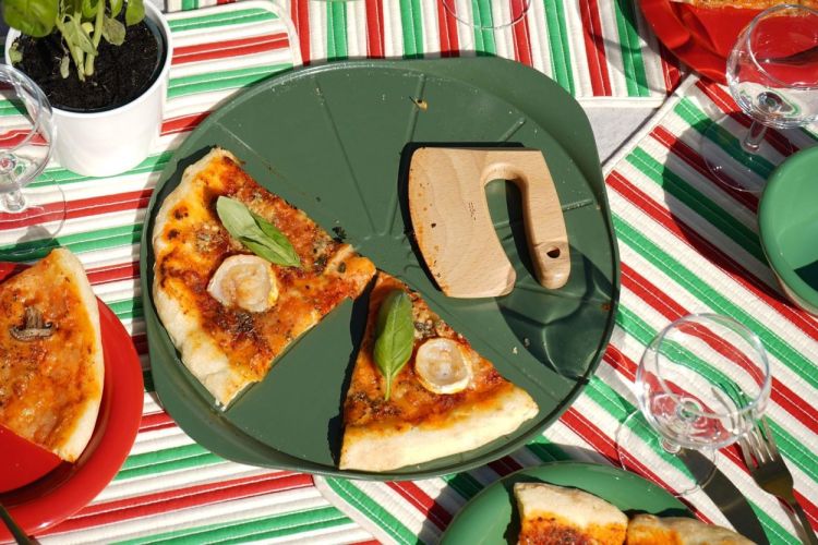 Cookut Le Formidable pizza bakplaat met mes Canopee (Canopee) - Panache (Koksijde)