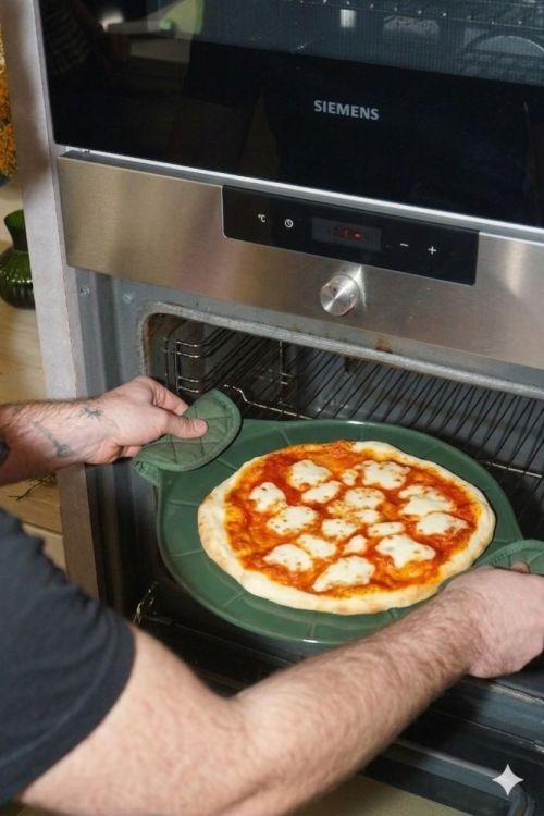 Cookut Le Formidable pizza bakplaat met mes Canopee (Canopee) - Panache (Koksijde)