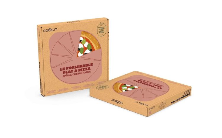 Cookut Le Formidable pizza bakplaat met mes Guimauve (Guimauve) - Panache (Koksijde)