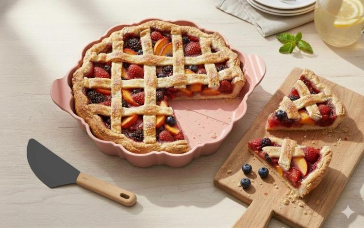 Cookut Le Formidable Tart Pan taartvorm met mes (Guimauve) - Panache (Koksijde)