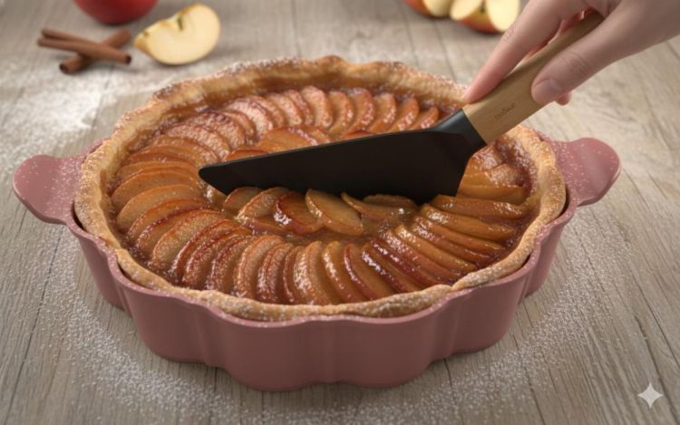 Cookut Le Formidable Tart Pan taartvorm met mes (Guimauve) - Panache (Koksijde)