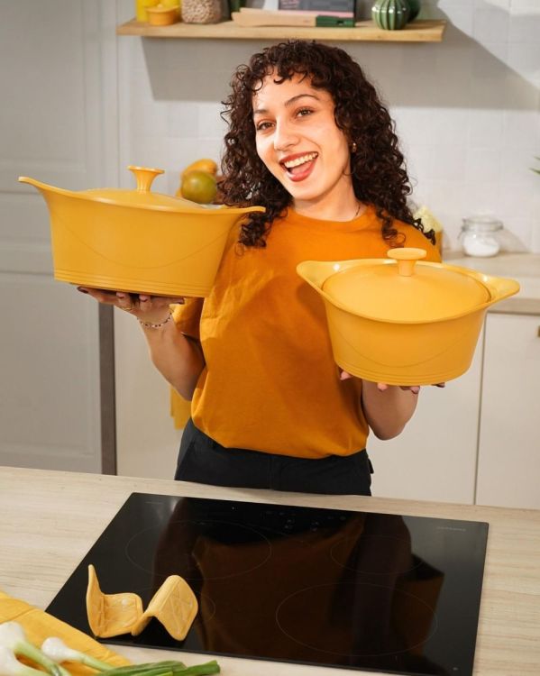Cookut L'incroyable cocotte 28cm Mangue (Mangue) - Panache (Koksijde)