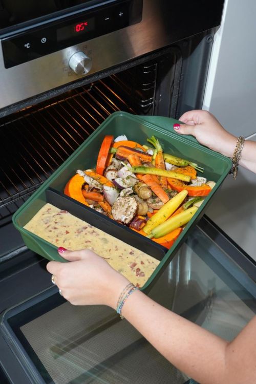 Cookut L'incroyable ovenschaal verstelbaar 27x40x9,5cm Fougere (Fougere) - Panache (Koksijde)