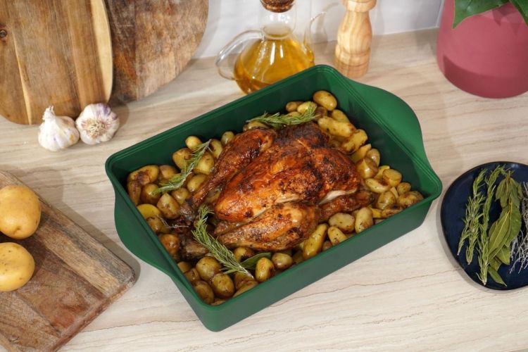 Cookut L'incroyable ovenschaal verstelbaar 27x40x9,5cm Fougere (Fougere) - Panache (Koksijde)