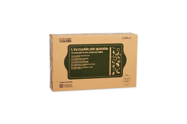 Cookut L'incroyable ovenschaal verstelbaar 27x40x9,5cm Fougere (Fougere) - Panache (Koksijde)