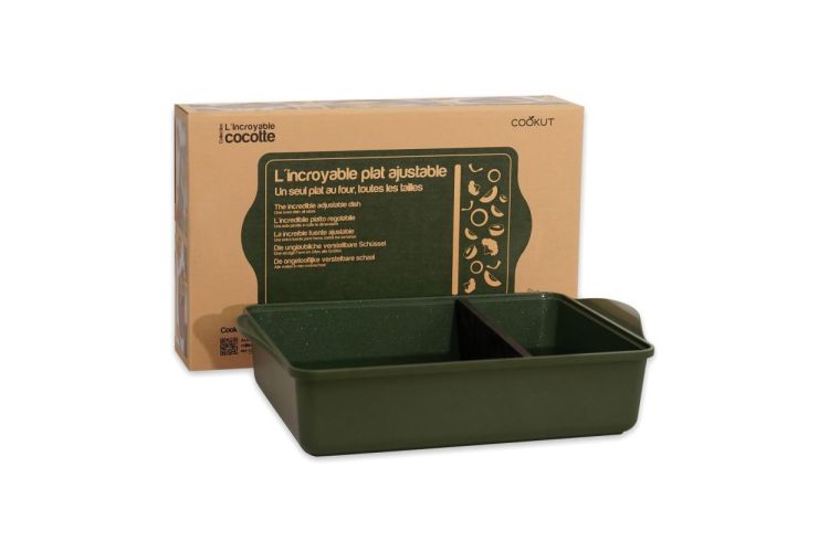 Cookut L'incroyable ovenschaal verstelbaar 27x40x9,5cm Fougere (Fougere) - Panache (Koksijde)