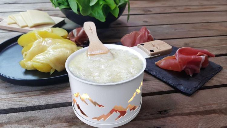 Cookut Raclette à la bougie Montagnes (Wit) - Panache (Koksijde)