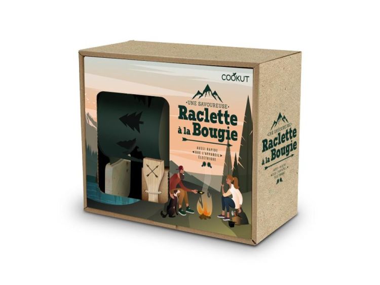 Cookut Raclette met theelichtjes Bomen (Vert) - Panache (Koksijde)