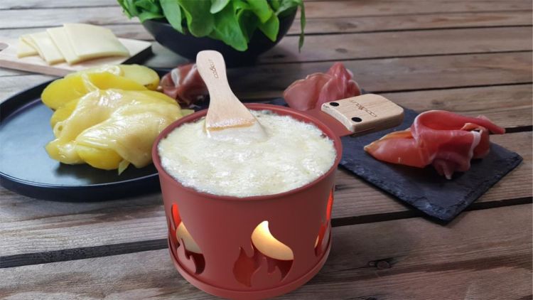 Cookut Raclette met theelichtjes Vuur (Rouge) - Panache (Koksijde)