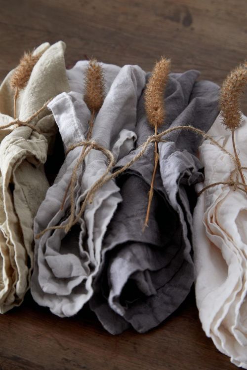 Costa Nova Serviette en lin Maria 47x47cm (Khaki) - Panache (Koksijde)