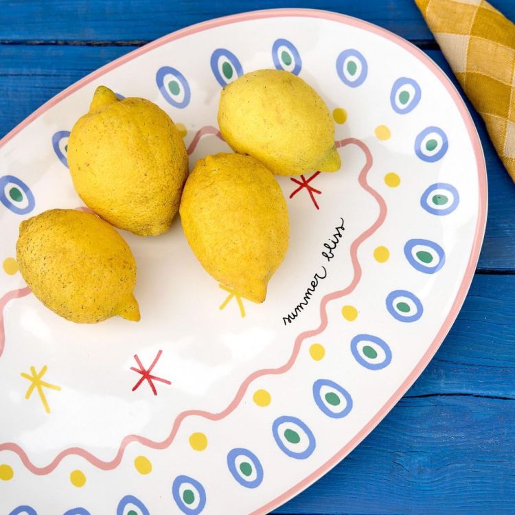 Costa Nova Serveerschotel ovaal Summer Bliss 45cm (Multi) - Panache (Koksijde)