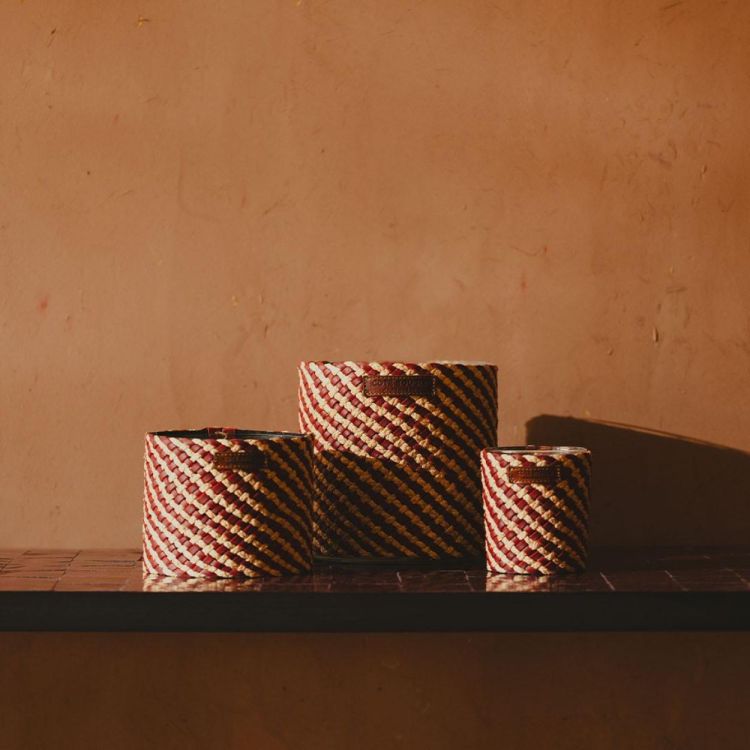 Côté Bougie Marrakech Assia geurkaars L - Rose Oud (Bordeaux) - Panache (Koksijde)